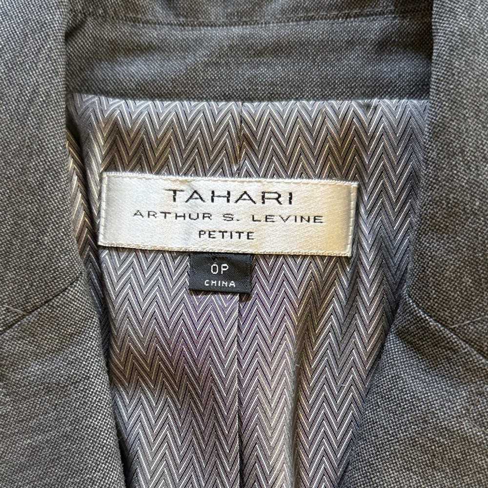 Tahari Charcoal Blazer for women